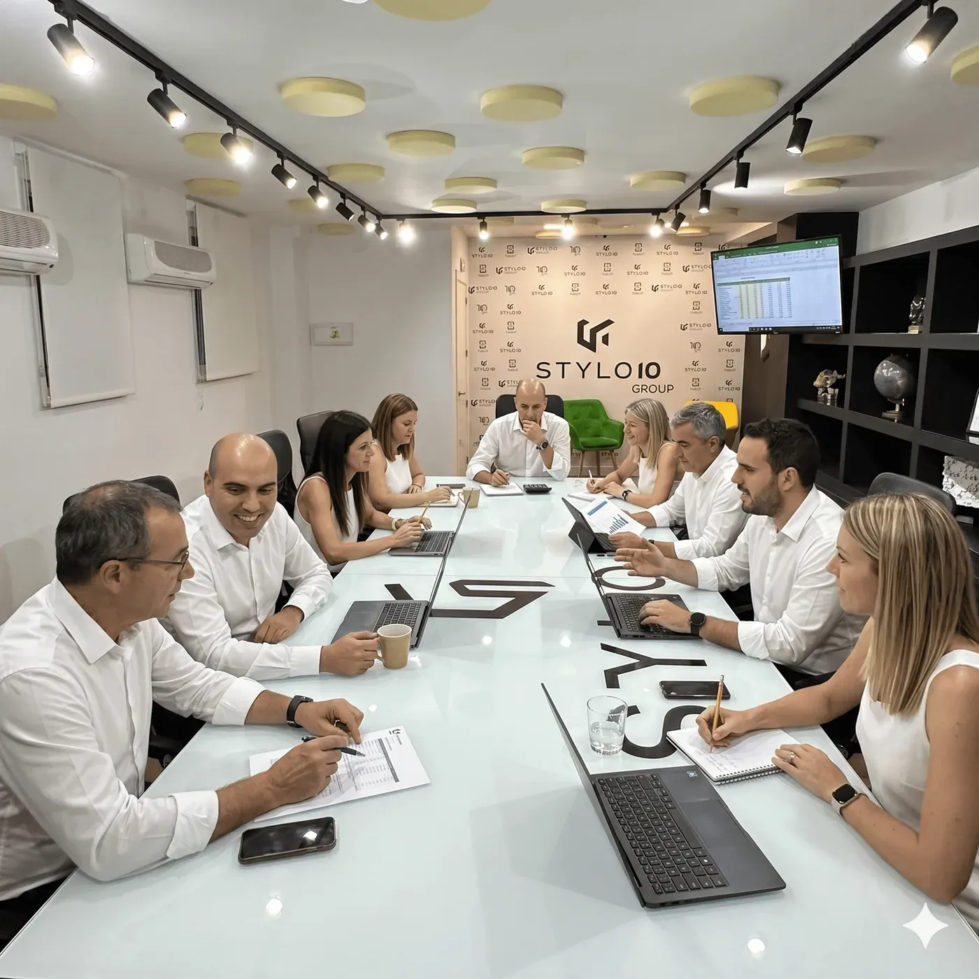Equipo de Stylo 10 en la oficina de Cruz Conde, Córdoba