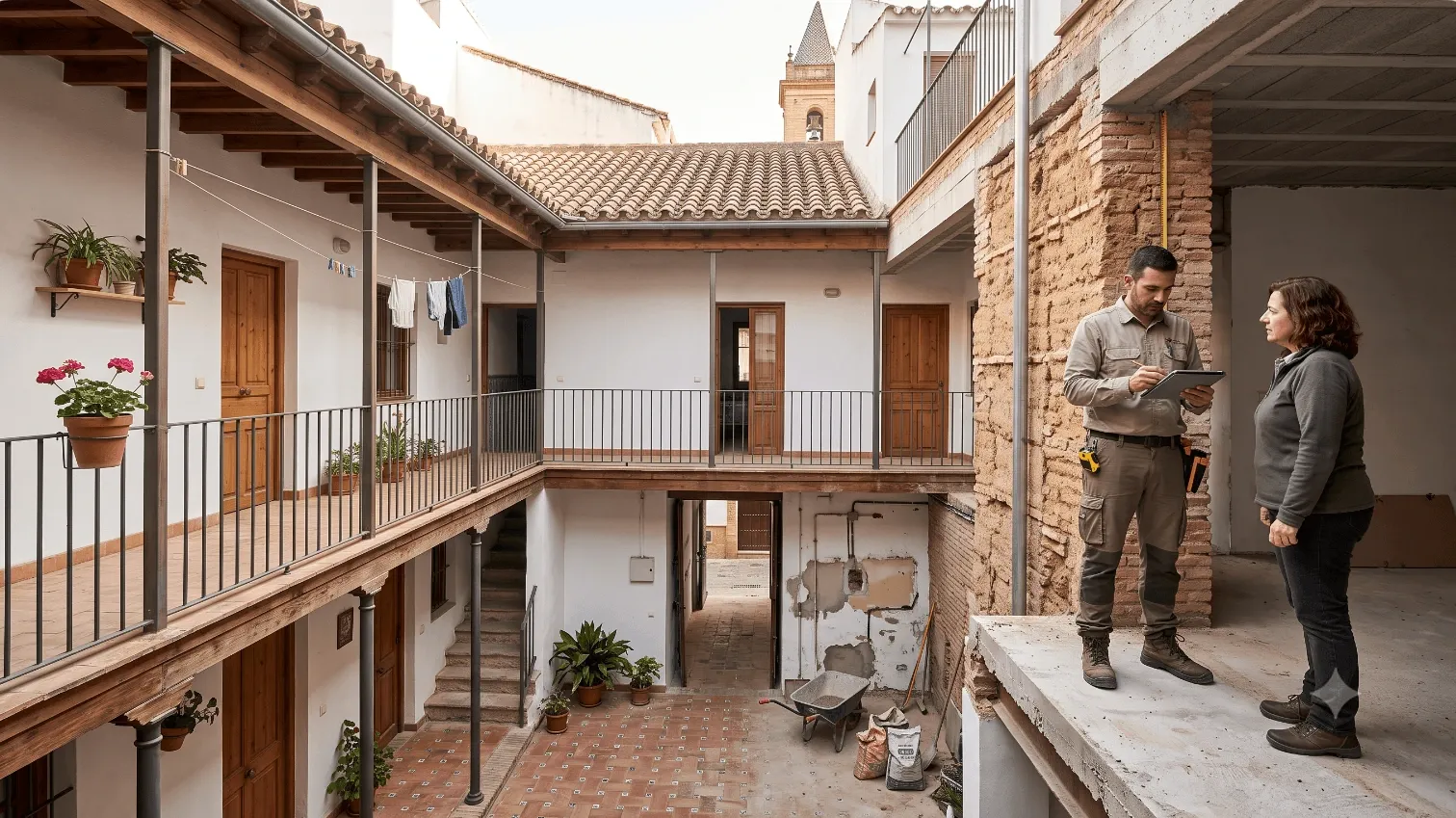 Rehabilitación de una casa de vecinos en la Axerquía de Córdoba