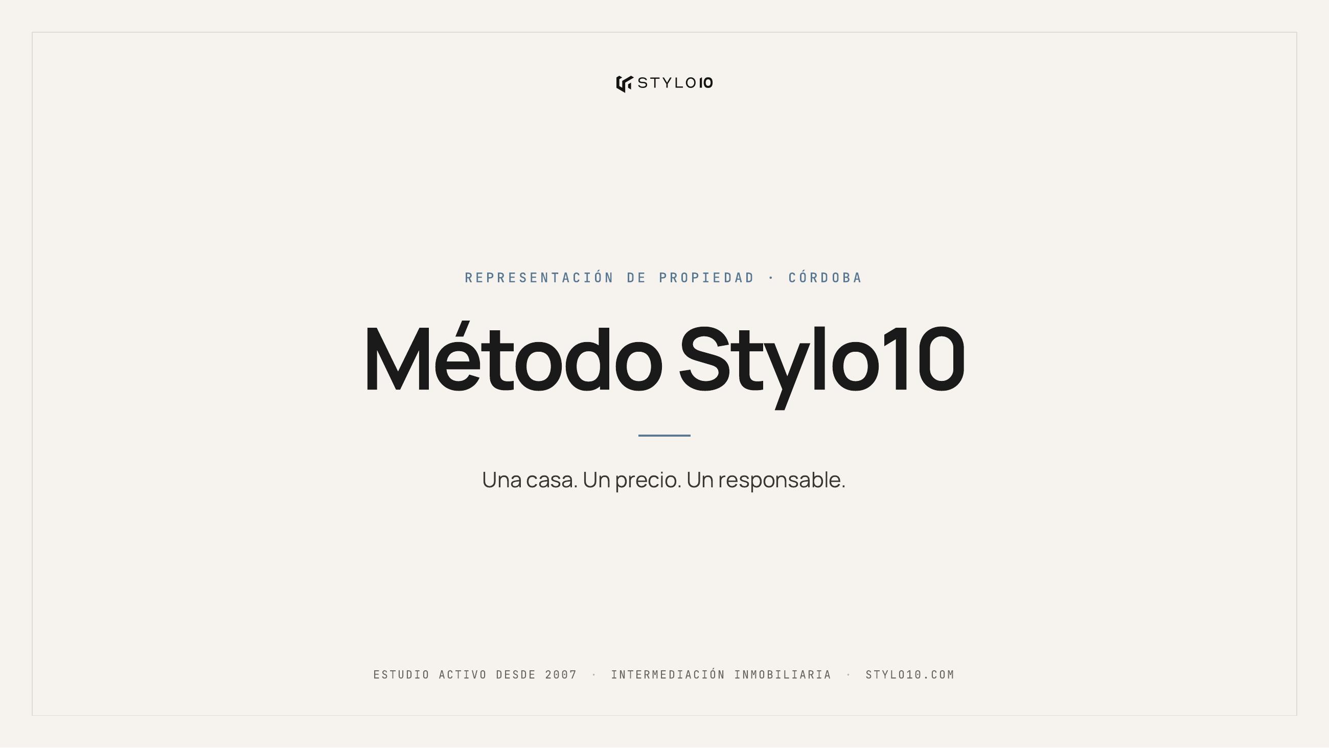 Portada del documento Método Stylo10